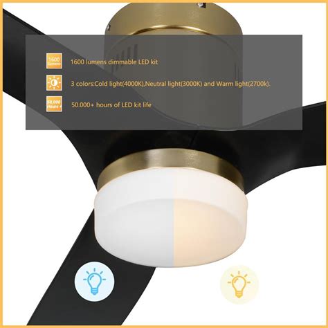 Integrated LED Indoor Gold Smart Ceiling Fan with Light Kit and Wall Control, Works with AlexaGoogle Home 226. . Carro ceiling fans